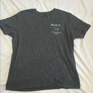 RVCA Hawaii Charcoal Short Sleeve Tee
